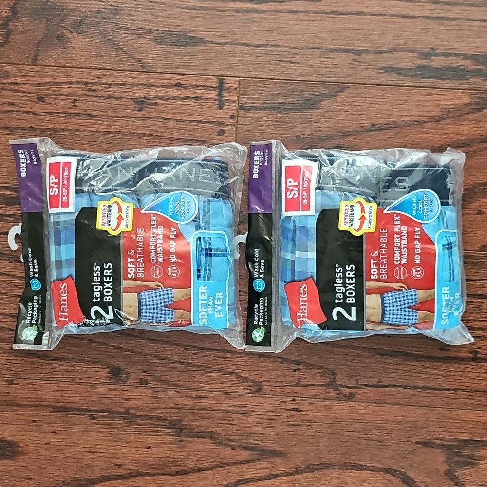 Hanes Tagless Boxers 2-Pack - Set Of 2